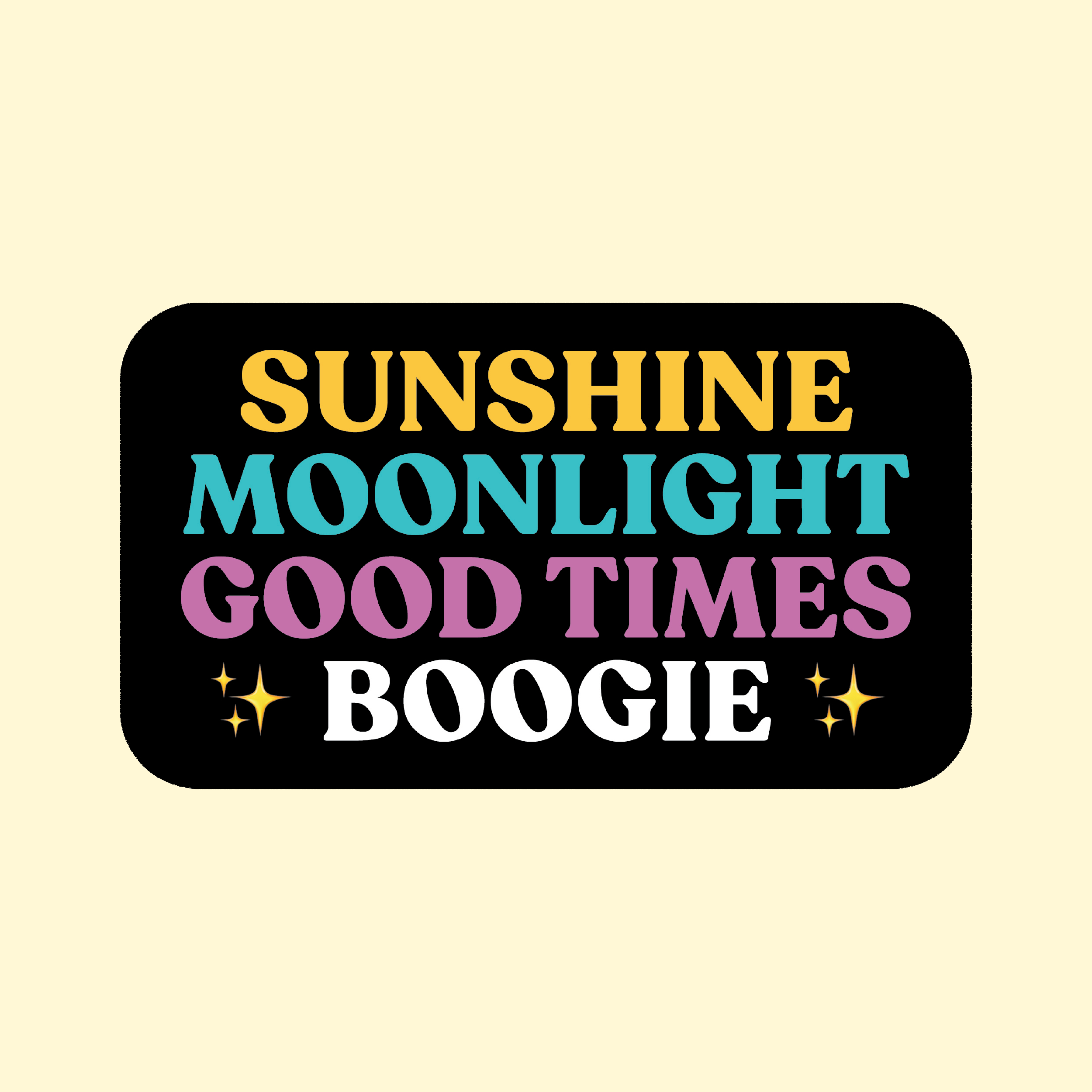 "Blame It on the Boogie” Sticker (LIMITED RUN!)
