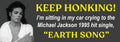 Keep Honking! Earth Song Bumper Sticker